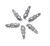Silver Kholapuri Beads 29 MM Per Packet of 15 Pcs- (KBP-011)